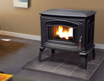 Enviro -Meridian Cast Iron Pellet Freestanding Stove