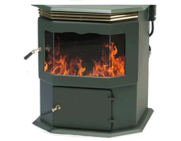Bay Window Coal Stove by Keystoker
